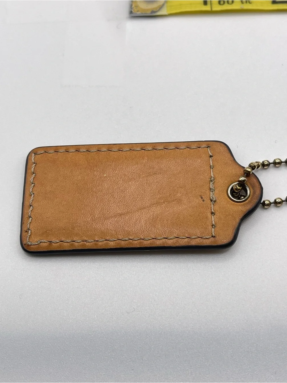 Coach British Tan Hang Tag - Picture 3 of 3